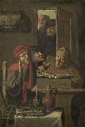 Adriaen Brouwer Musicerend gezelschap oil on canvas